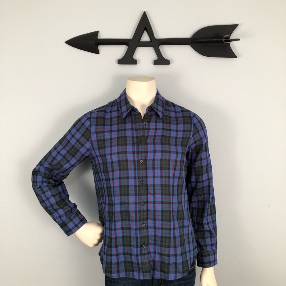 Women’s Orvis Plaid Button-Front Shirt size 12